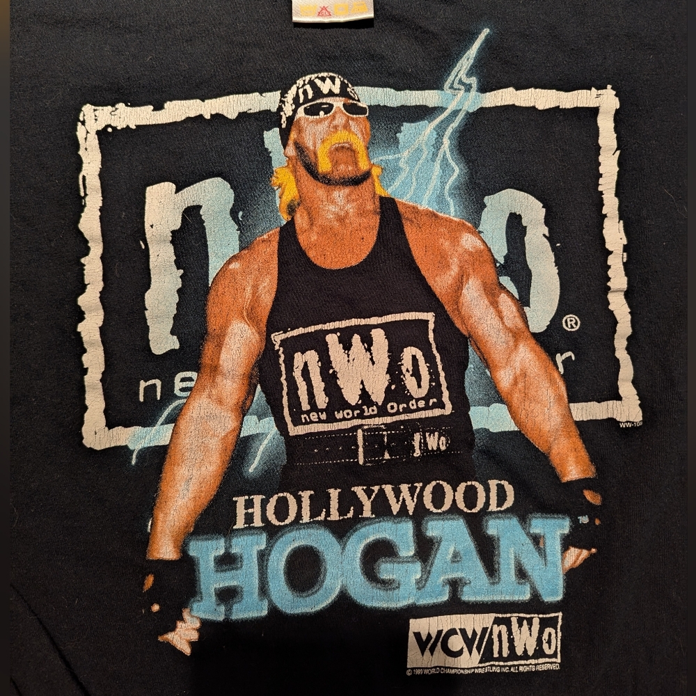 Vintage '99 Hulk Hogan WCW NWO Long Sleeve Shirt